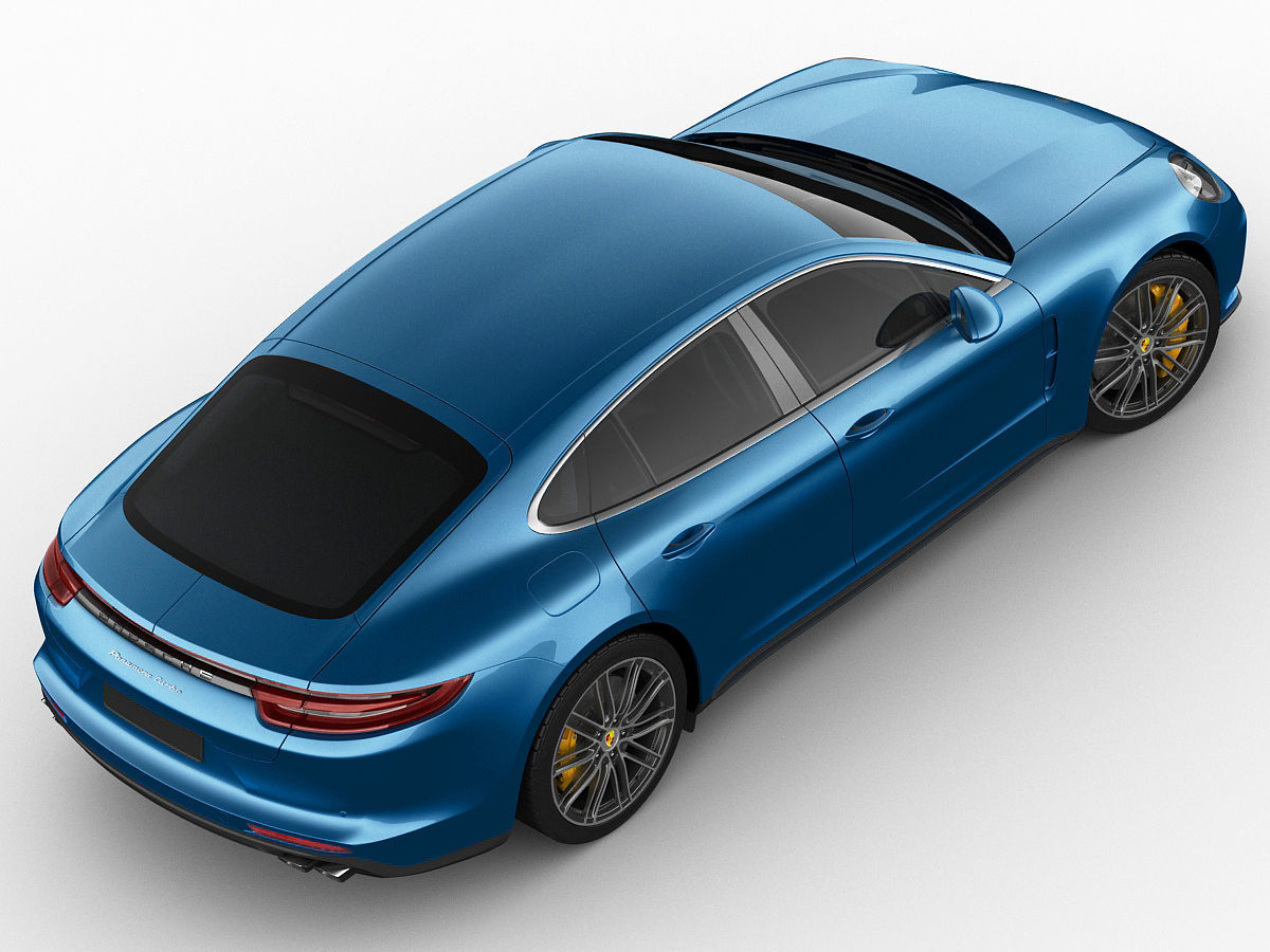 Porsche Panamera Turbo 2017 3D model_9
