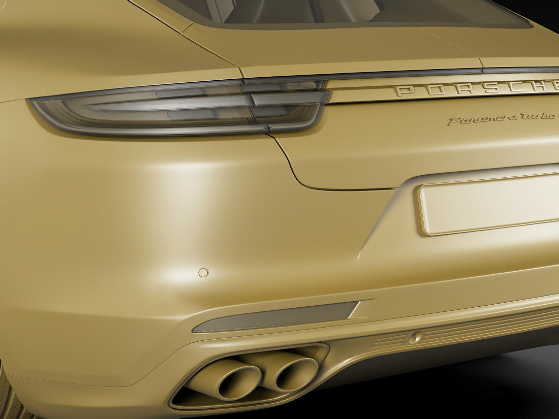 Porsche Panamera Turbo 2017 3D model_17