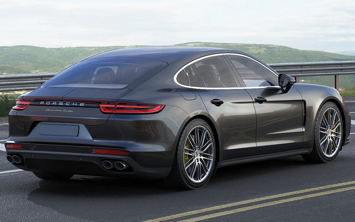 Porsche Panamera Turbo 2017 3D model_13