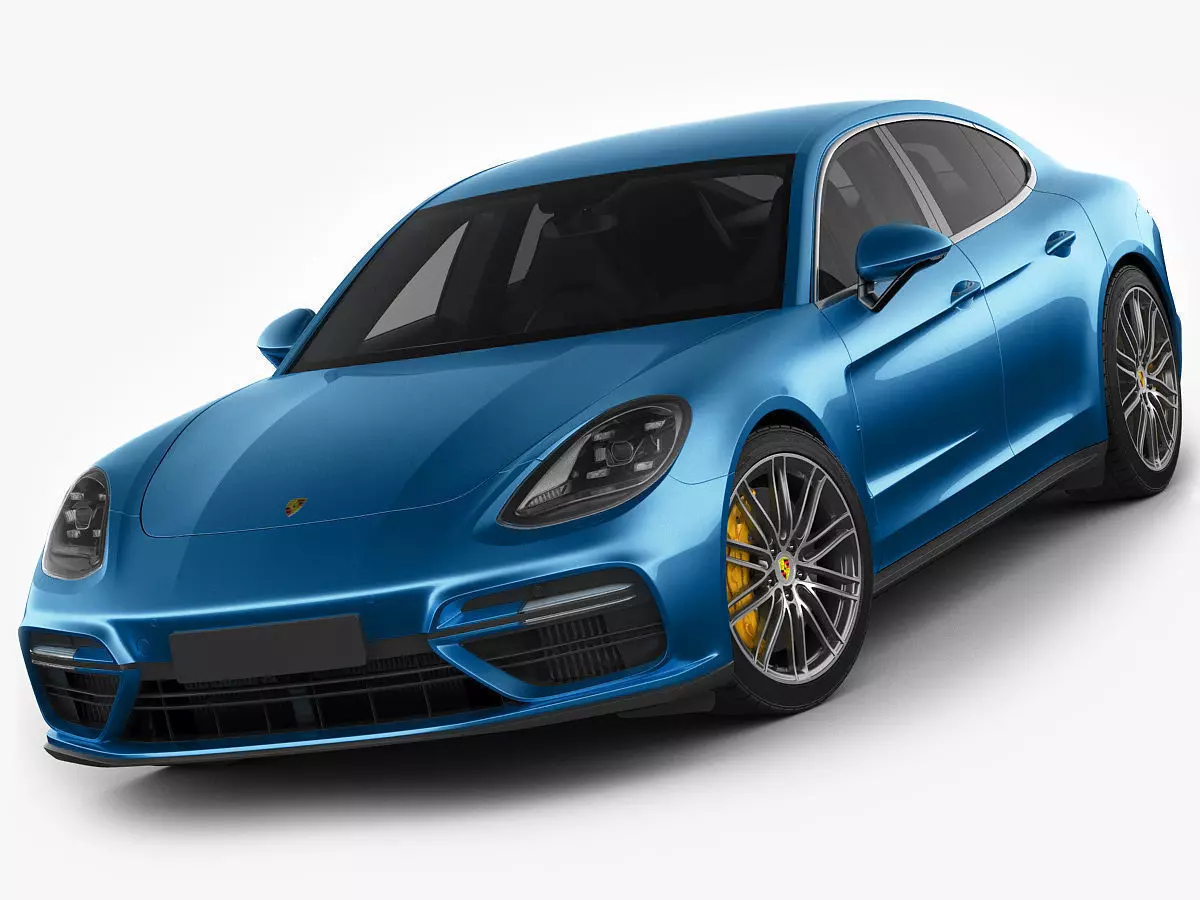 Porsche Panamera Turbo 2017 3D model_0