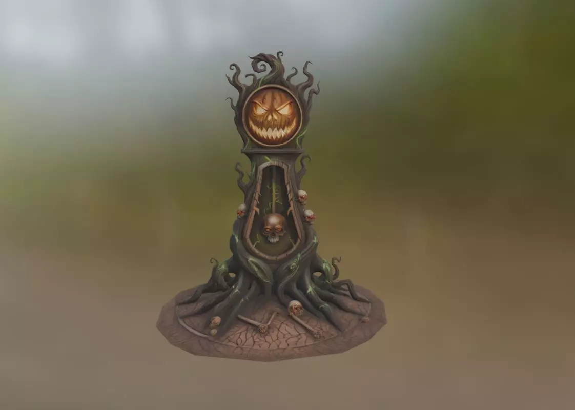 Halloween Legends 3D Models Pack 2 Low-poly 3D model_33