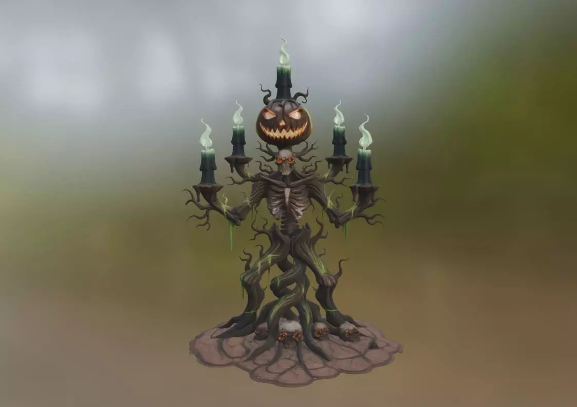 Halloween Legends 3D Models Pack 2 Low-poly 3D model_12