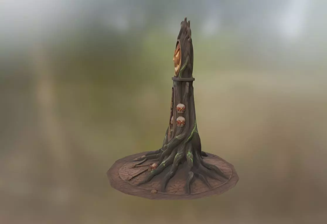 Halloween Legends 3D Models Pack 2 Low-poly 3D model_34