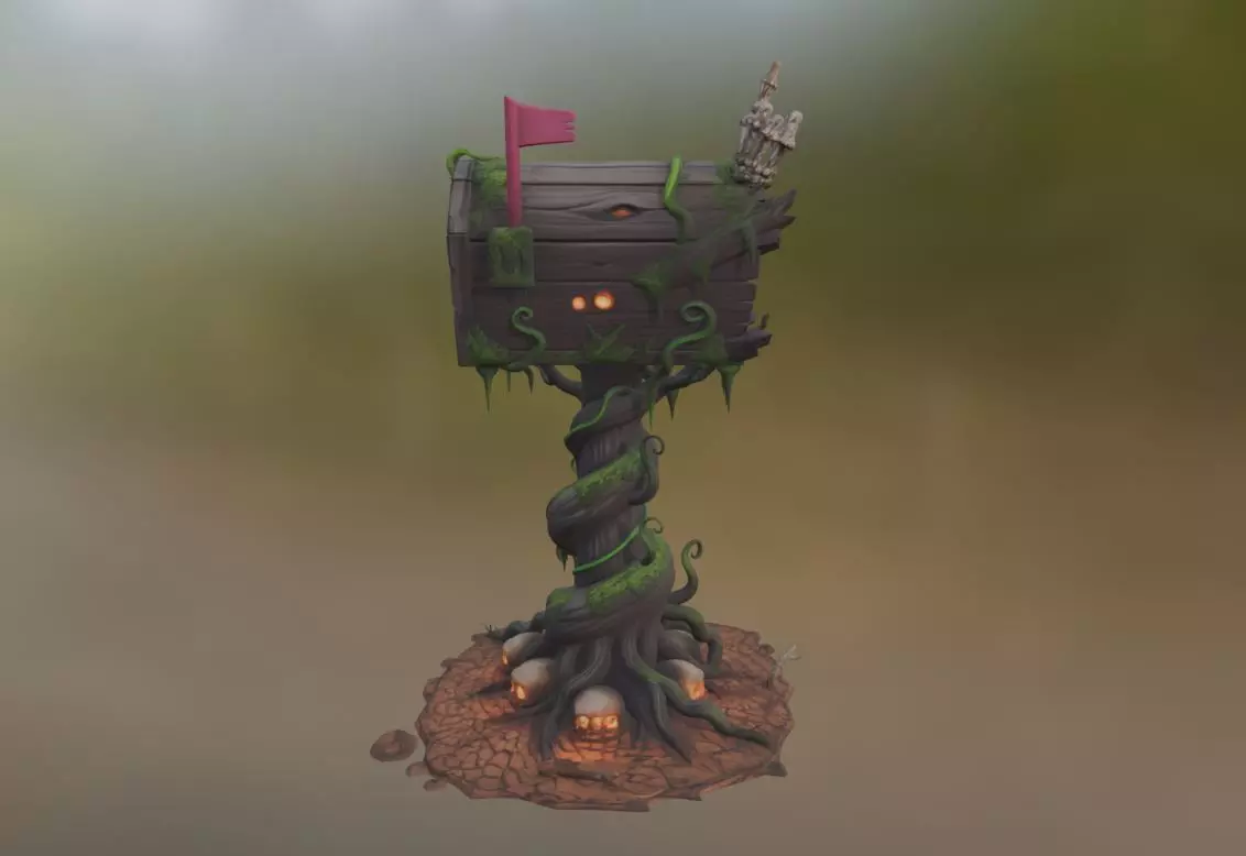 Halloween Legends 3D Models Pack 2 Low-poly 3D model_19