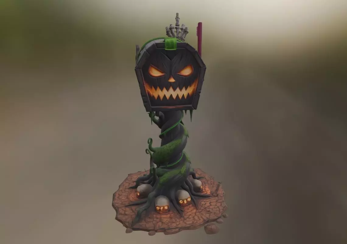 Halloween Legends 3D Models Pack 2 Low-poly 3D model_18