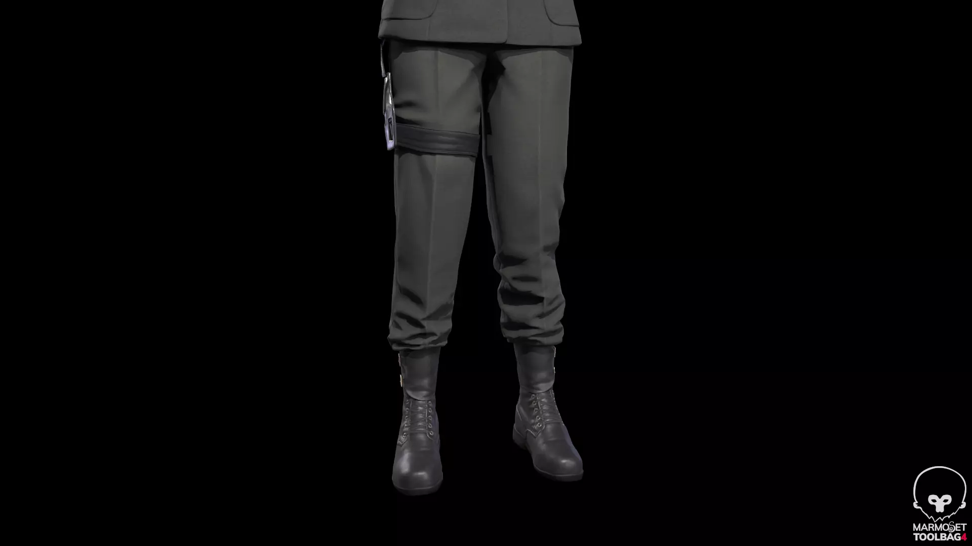 military officer navy united states 3D model Low-poly 3D model_21