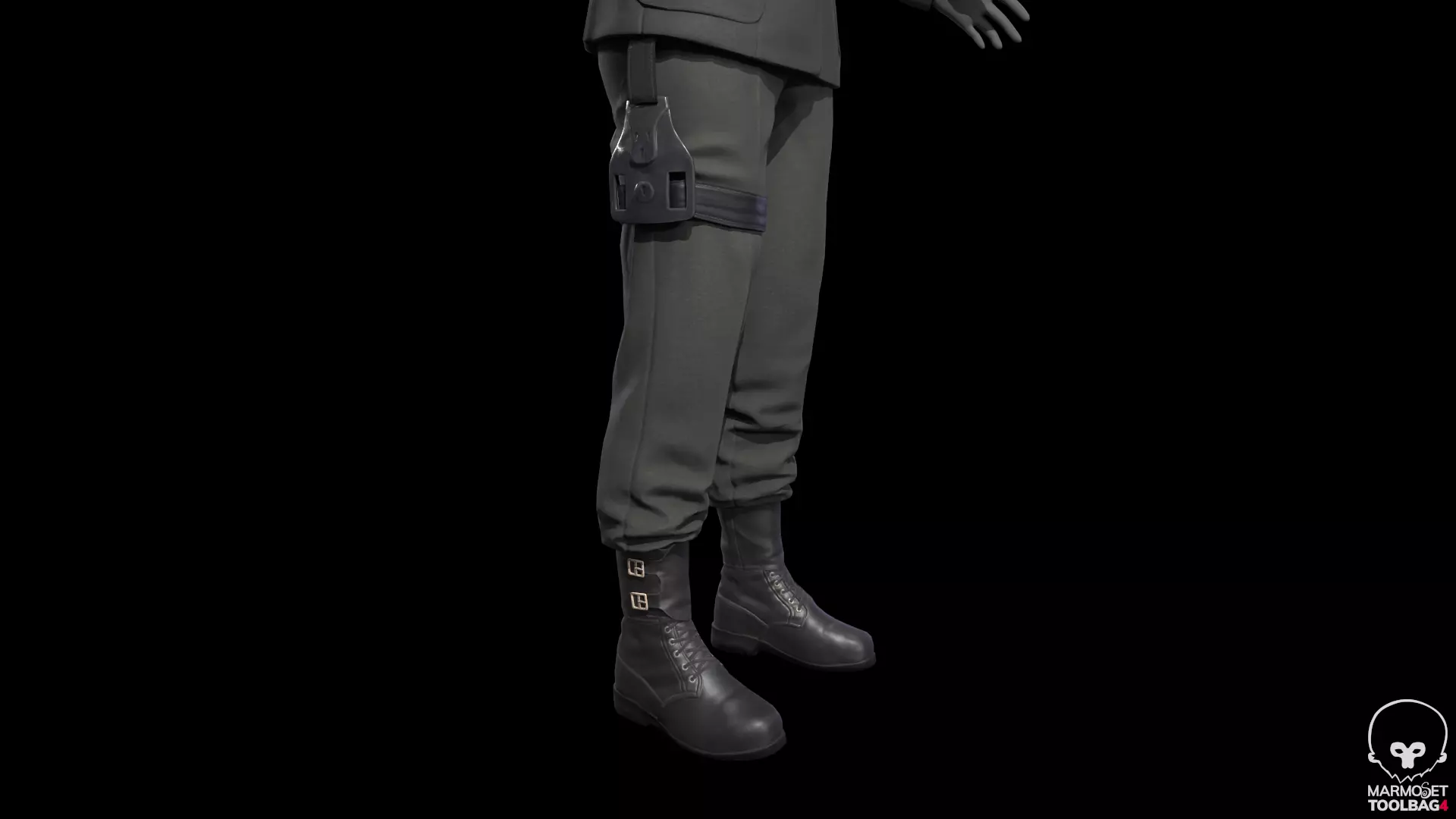 military officer navy united states 3D model Low-poly 3D model_22