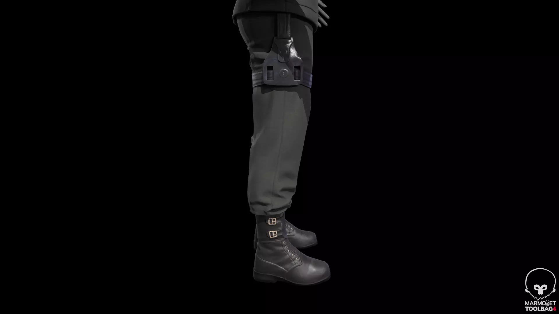 military officer navy united states 3D model Low-poly 3D model_23