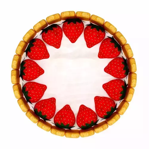 birthday cake 3D model 3