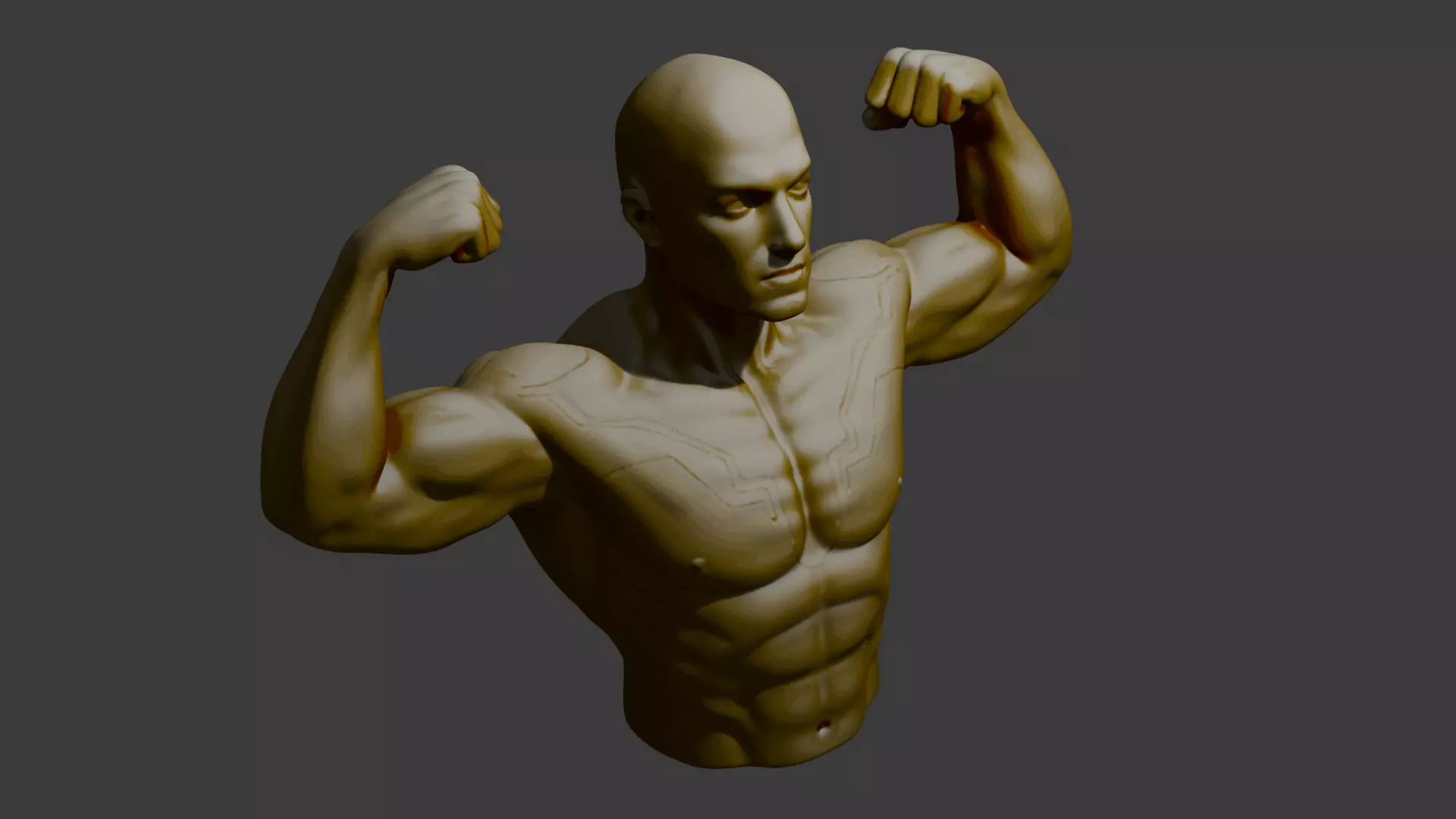 Bodybuilding  3D print model_0