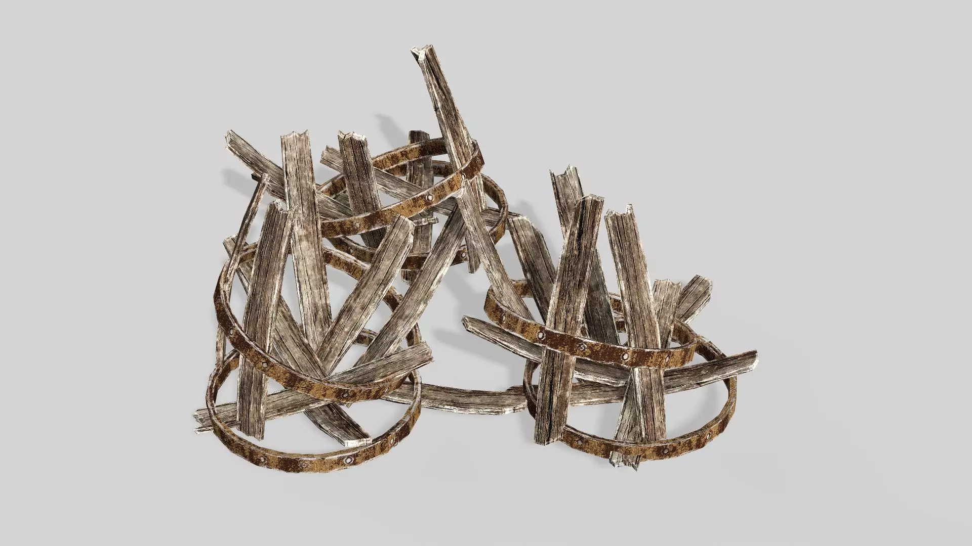 Thatch Hut House 08 For Games and Films 3D Model Low-poly 3D model_6