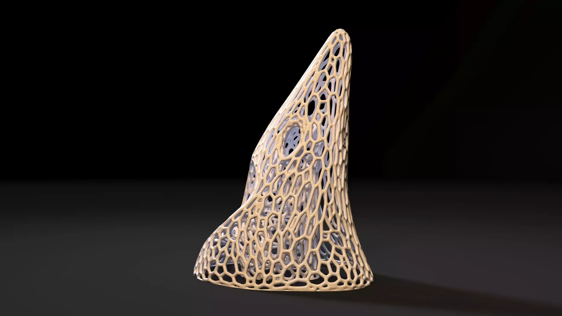 Ghost cone halloween 3D print model_2