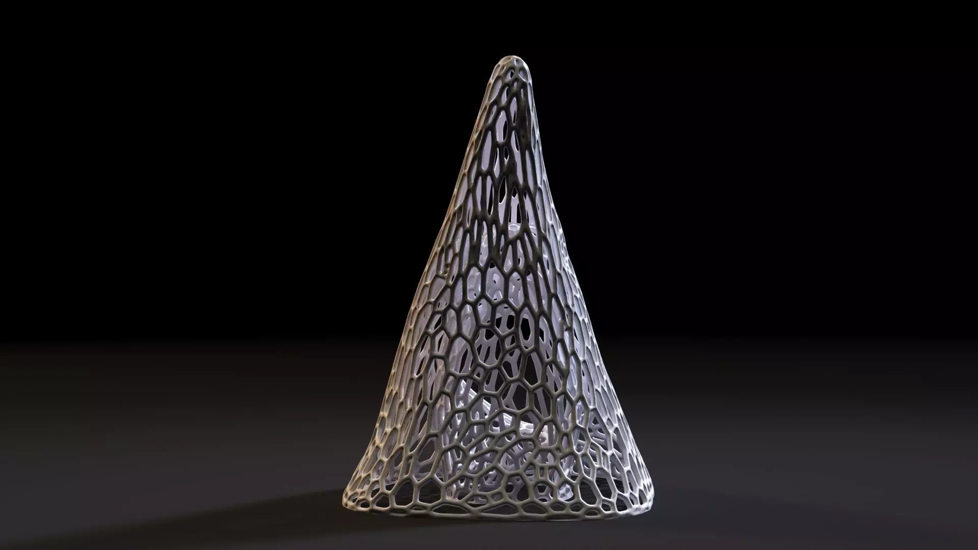 Ghost cone halloween 3D print model_4