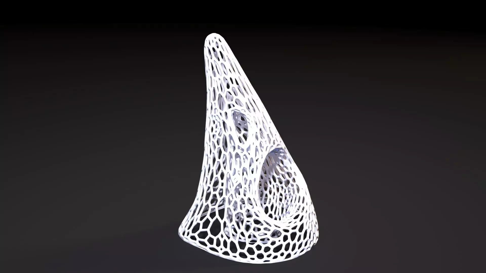 Ghost cone halloween 3D print model_7