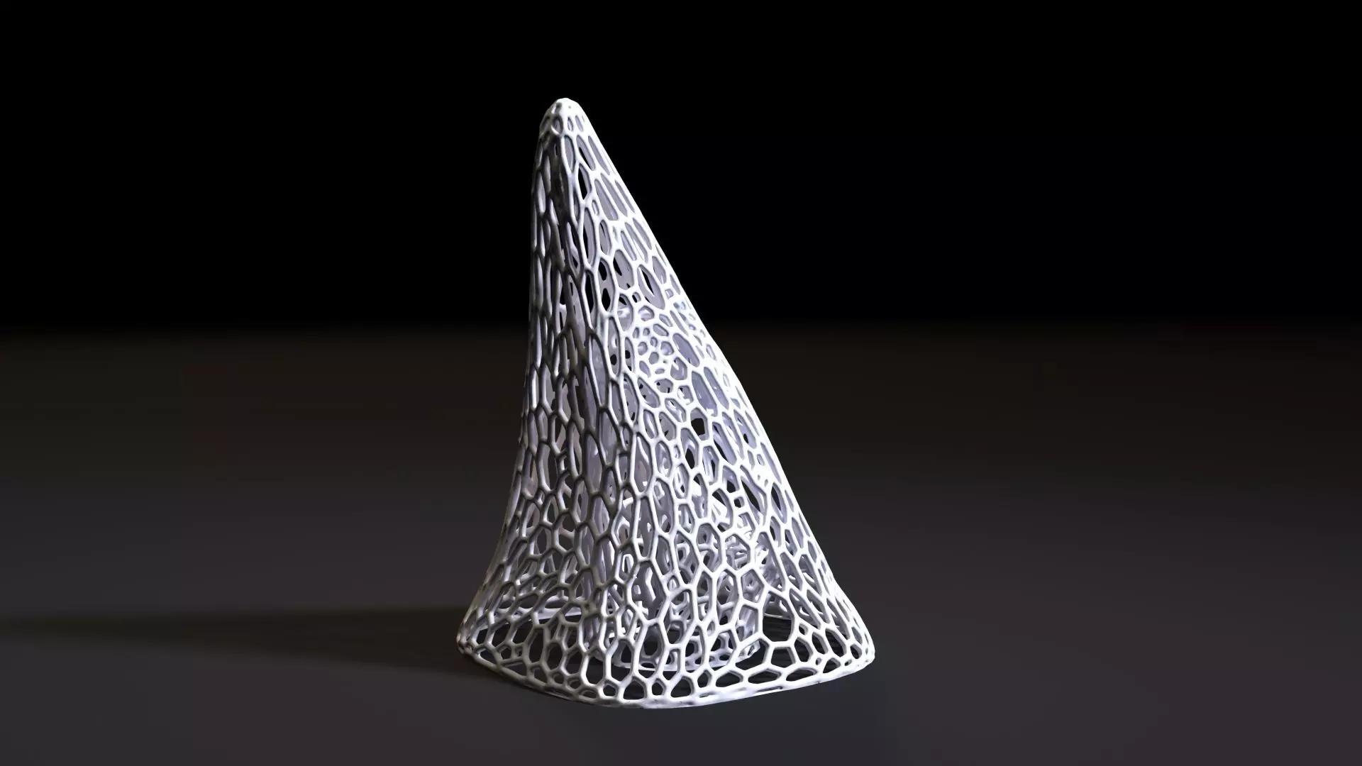 Ghost cone halloween 3D print model_5