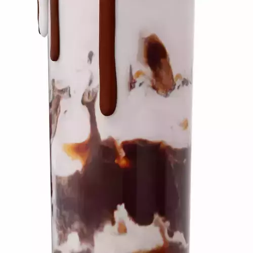 chocolate ice cream 3D model 4