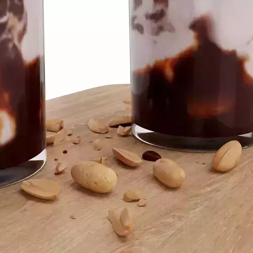 chocolate ice cream 3D model 3