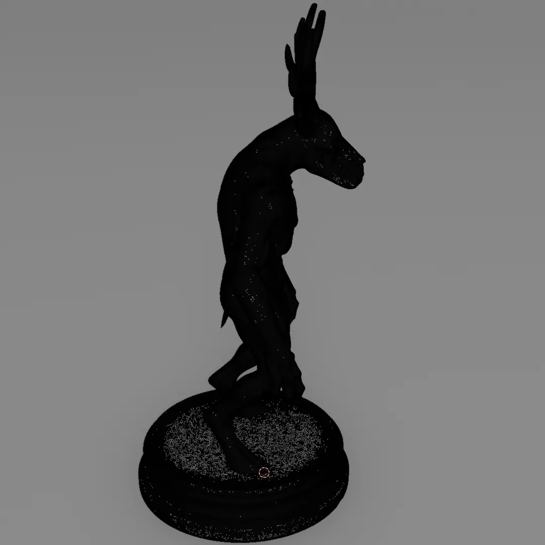 Wendigo 3D model 3D printing Horror Figurine Halloween Monster 3D print model_14