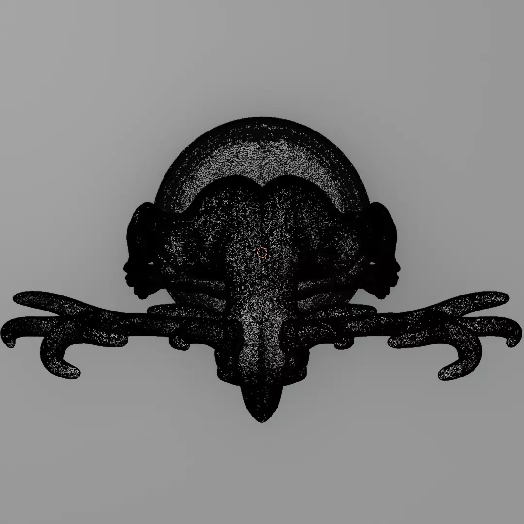 Wendigo 3D model 3D printing Horror Figurine Halloween Monster 3D print model_13