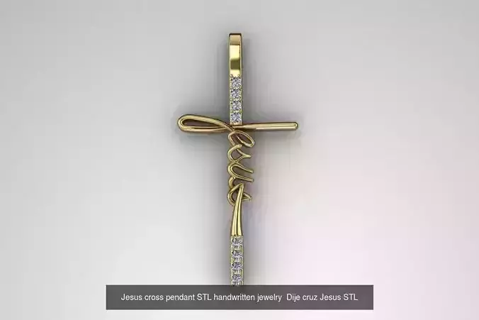 Jesus Cross STL Collection  Coleccion de Cruces para Joyeria