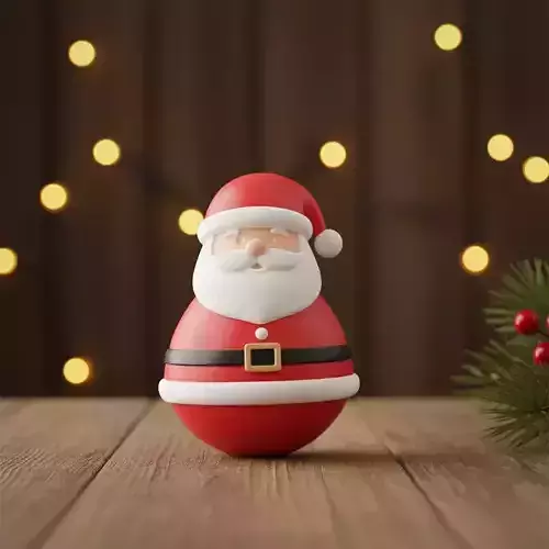 Santa Claus figure 3D print model