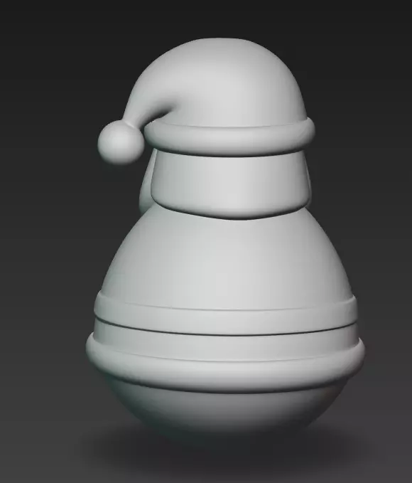 Santa Claus figure 3D print model_3