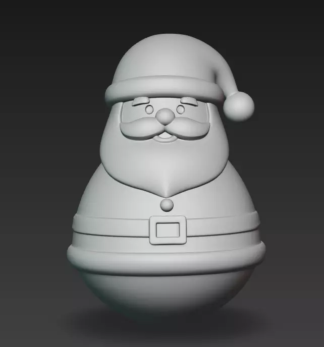 Santa Claus figure 3D print model_1