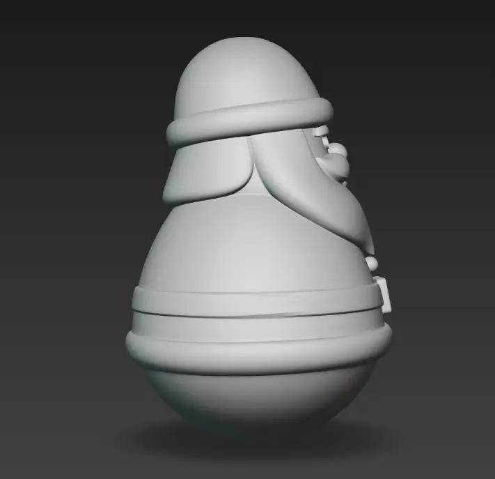 Santa Claus figure 3D print model_2