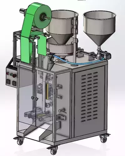 Sachet Packing Machine 2 in 1