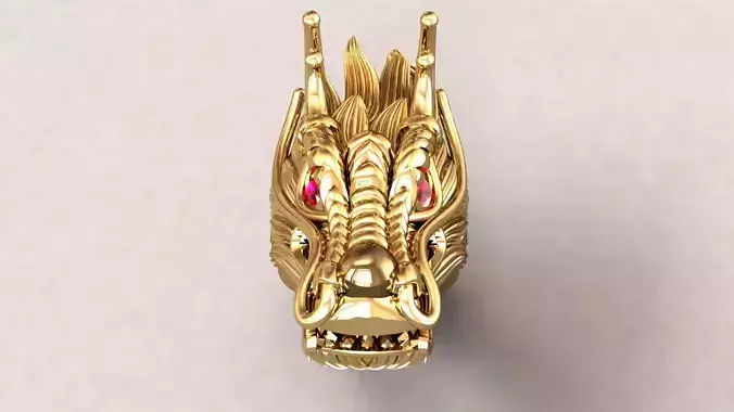 Dragon Head Ring