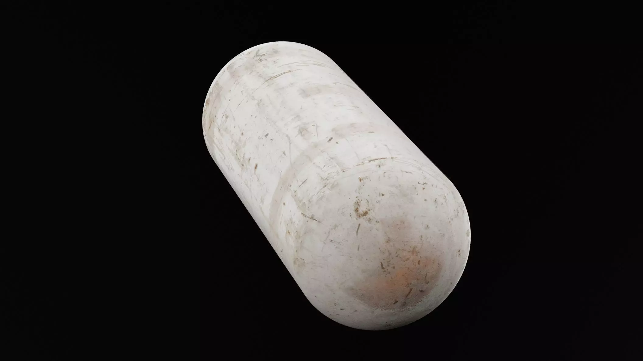 Gas Cylinder Low-poly 3D model_2