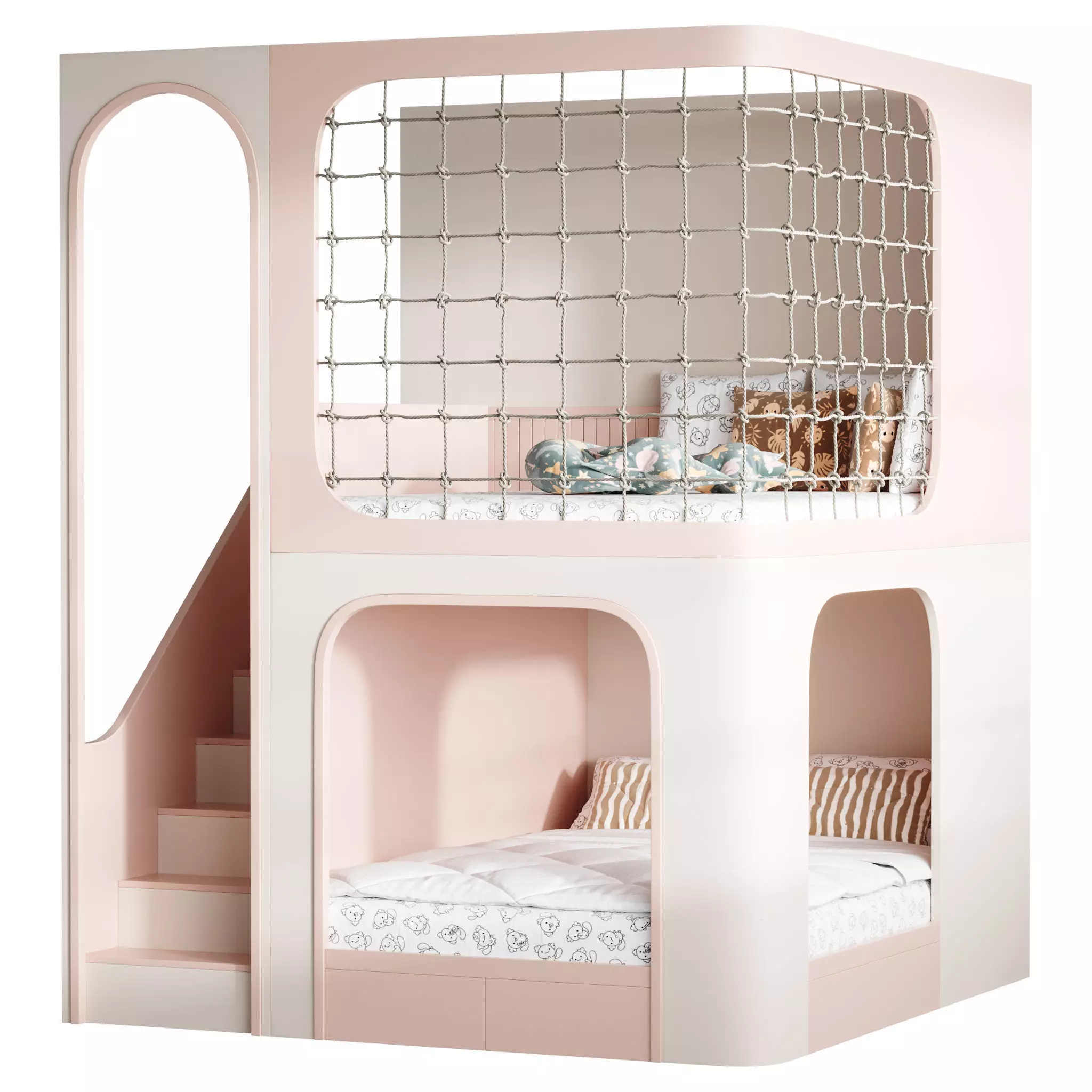 Bunk bed for kids 011 3D model_6