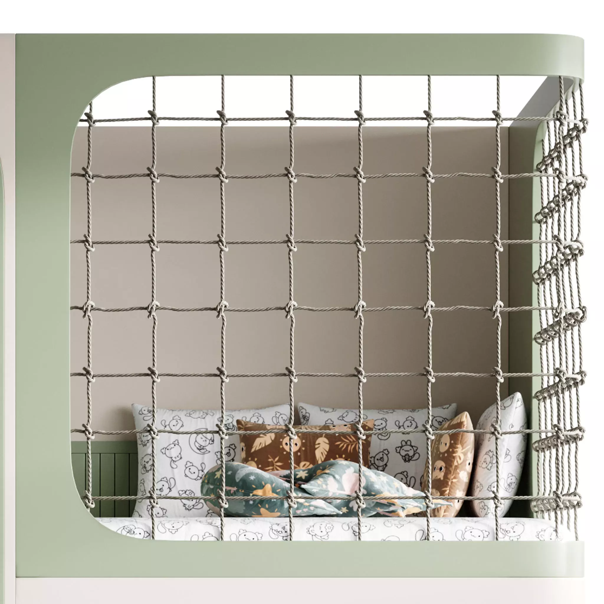 Bunk bed for kids 011 3D model_9