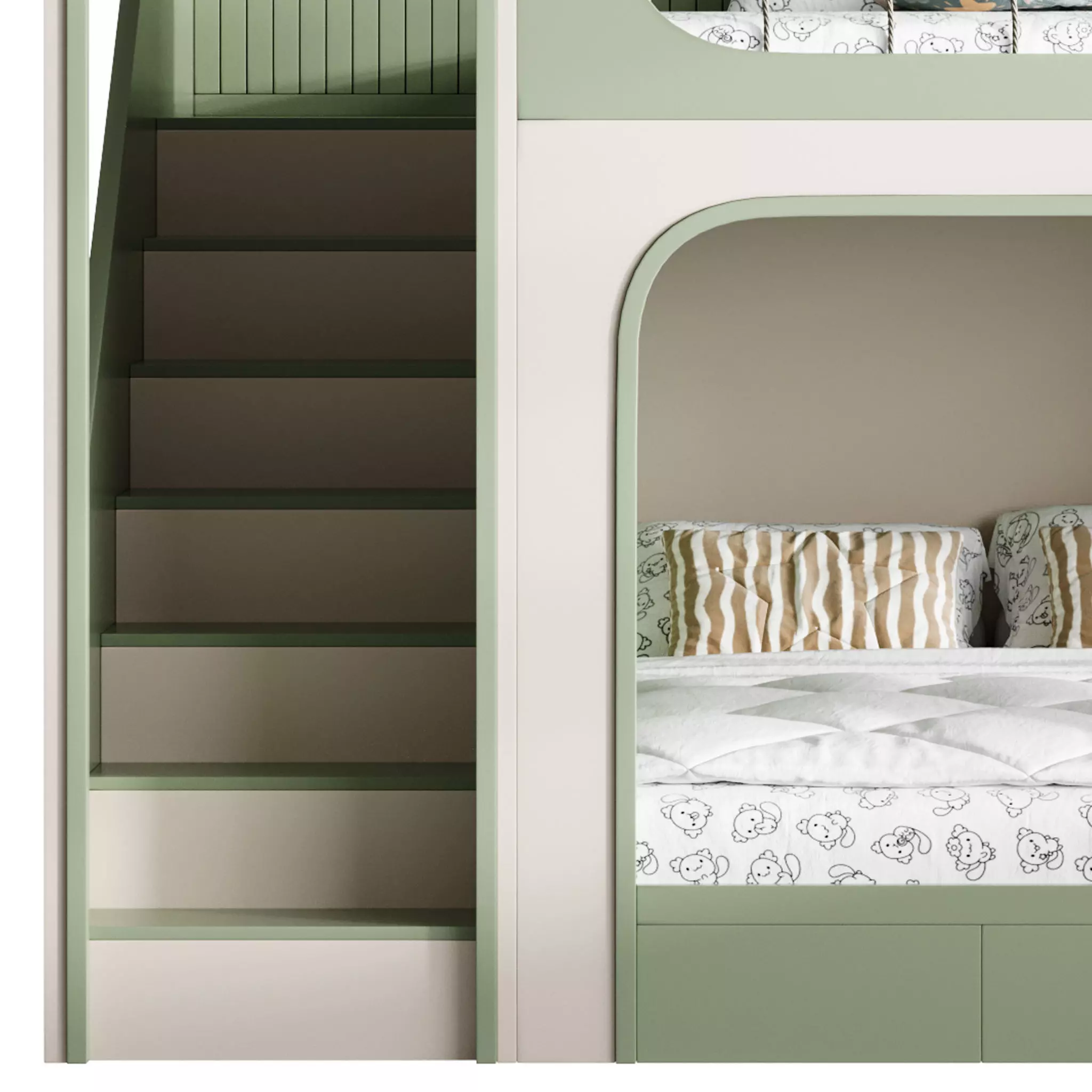 Bunk bed for kids 011 3D model_10