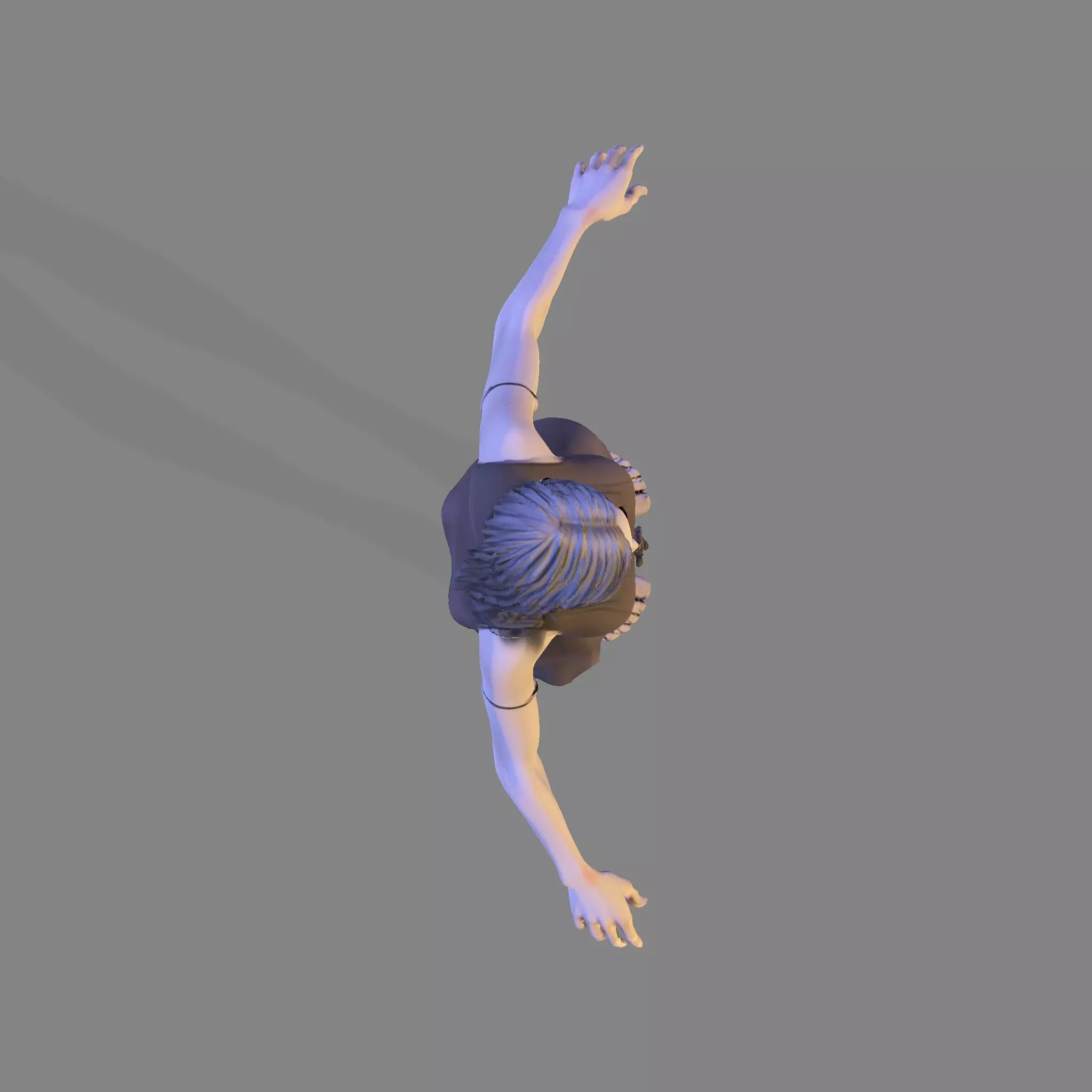 Wraith Bride Undead Female Character for Halloween 3D Print 3D print model_19