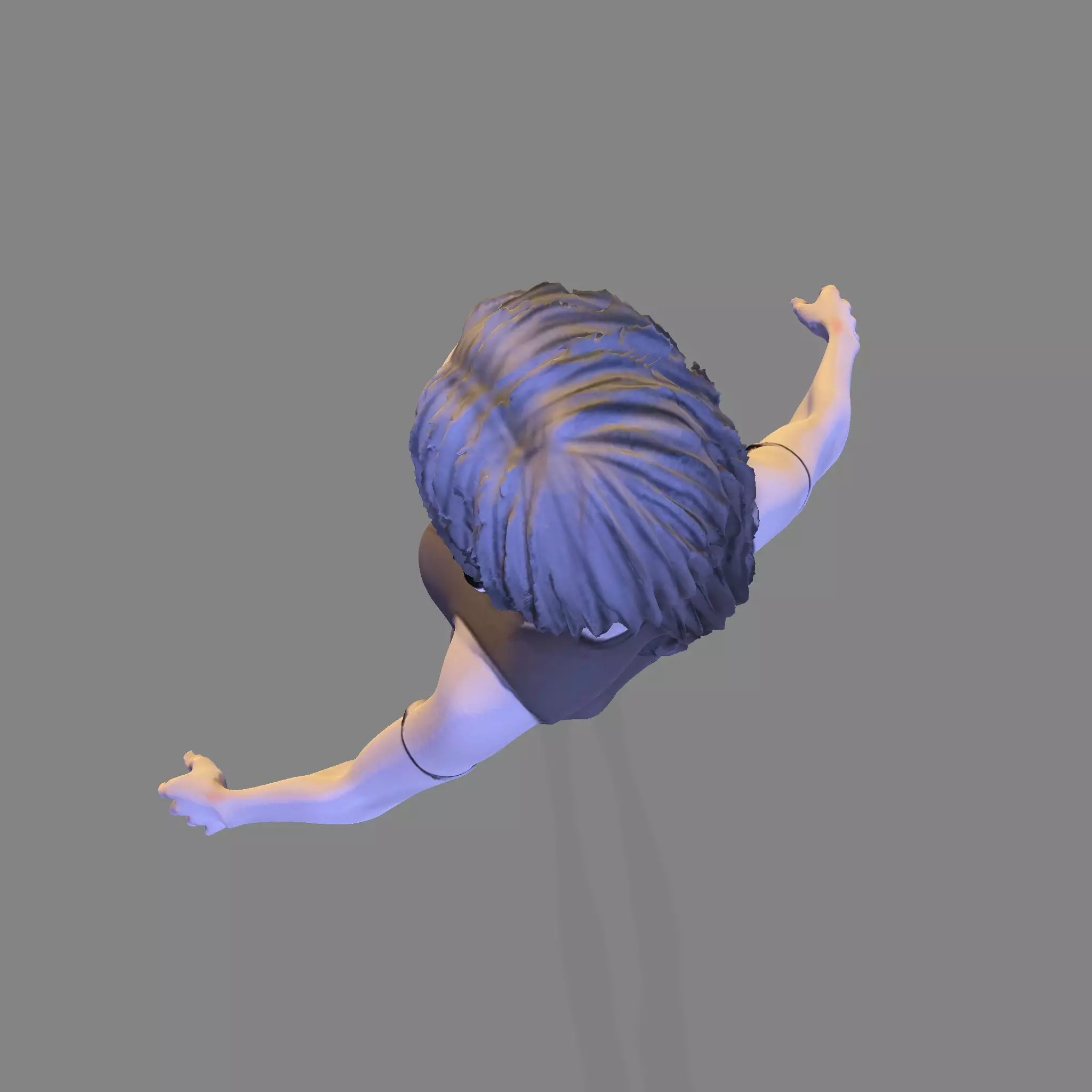 Wraith Bride Undead Female Character for Halloween 3D Print 3D print model_12