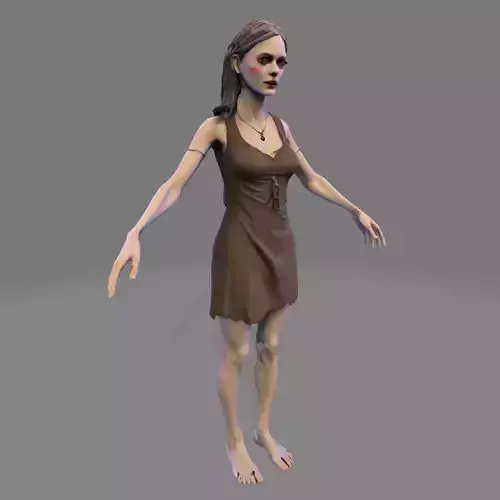 Wraith Bride Undead Female Character for Halloween 3D Print 3D print model Wraith Bride Undead Female Character for Halloween 3D Print 3D print model