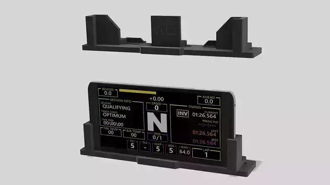 Moza R5 R9 R12 Universal Hud Phone Holder Option 2