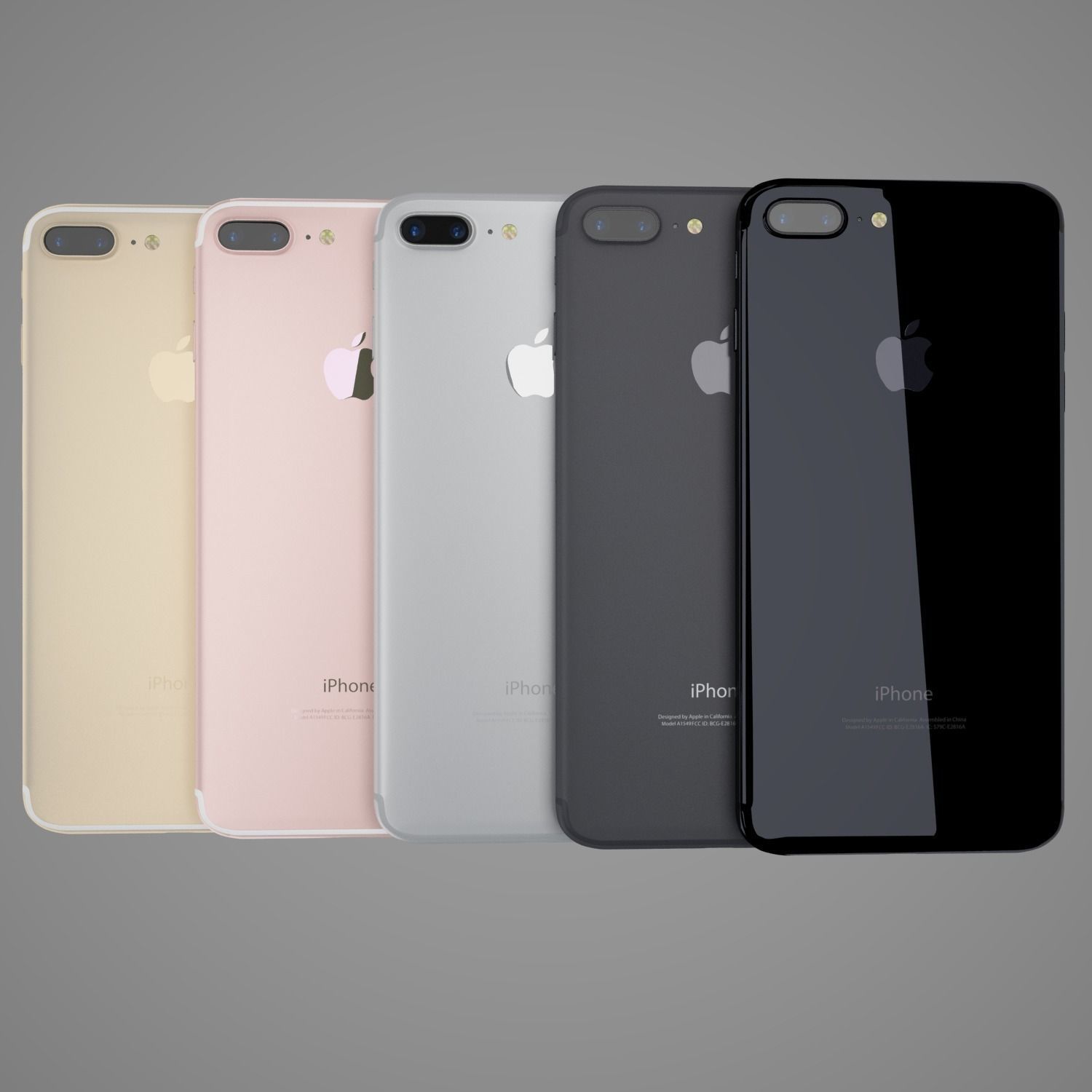 IPhone 7 Plus collection 3D model_31