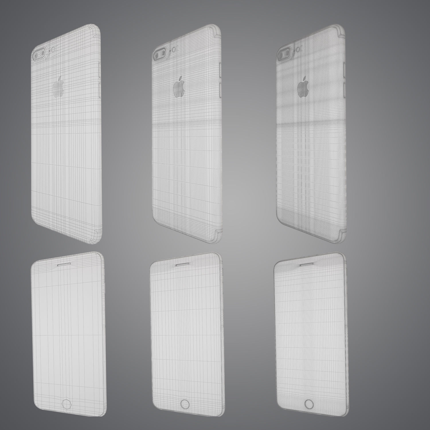 IPhone 7 Plus collection 3D model_26