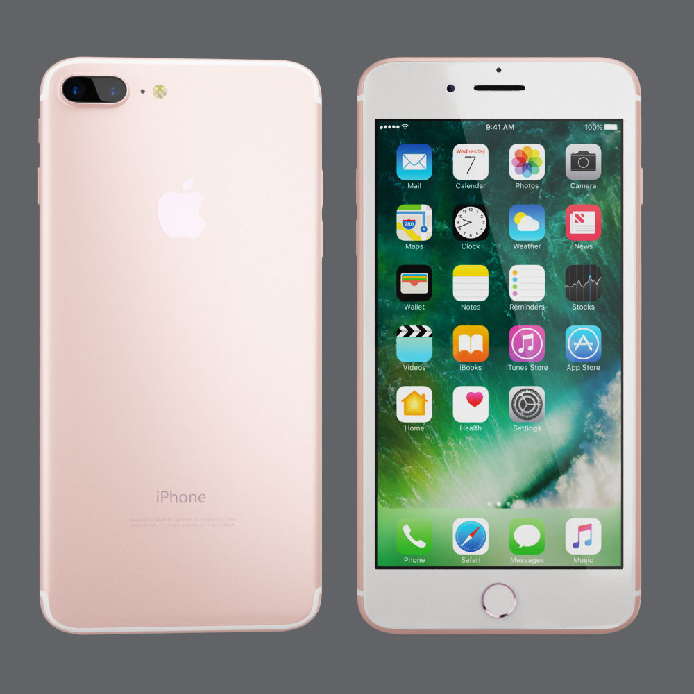 IPhone 7 Plus collection 3D model_6