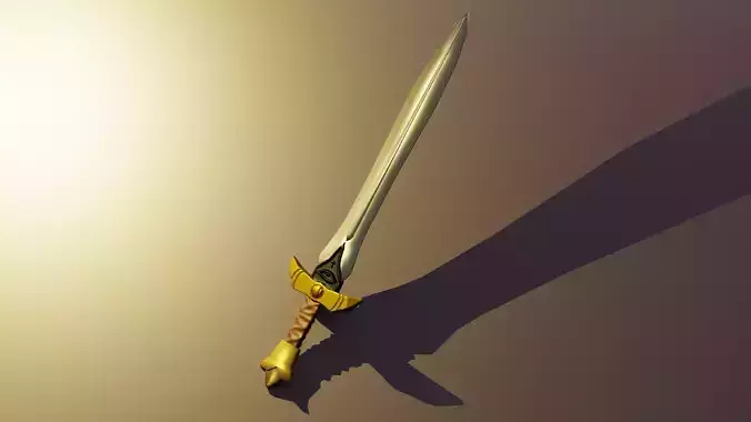 Low Poly sword