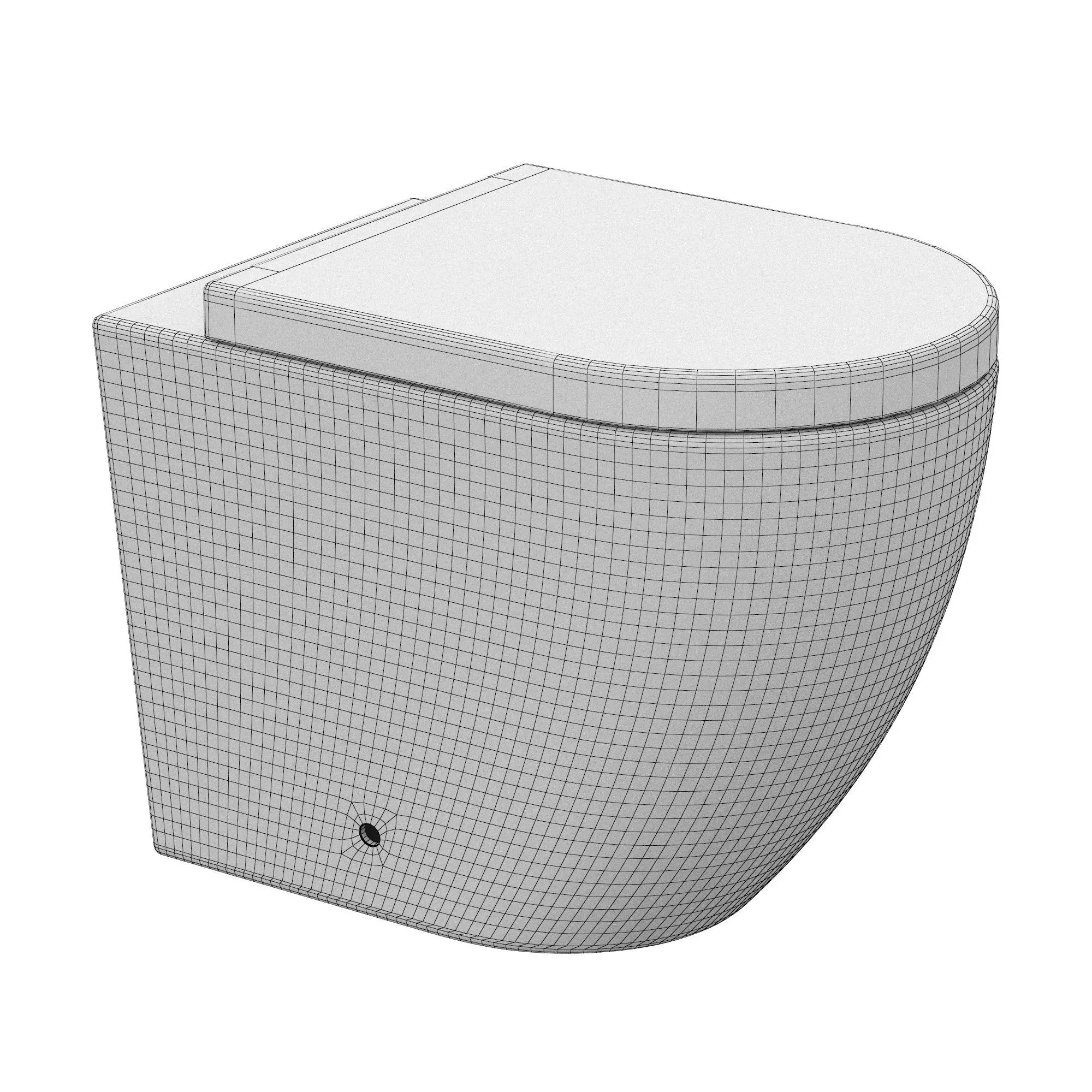 Asher Toilet Pan 10061 3D model_4