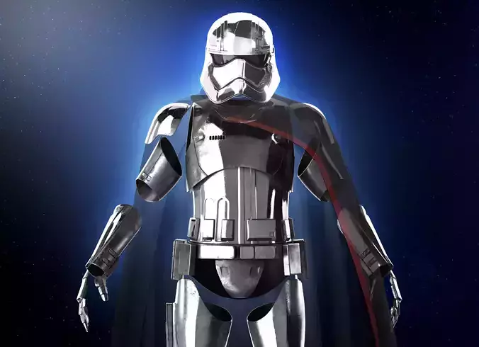 CAPTAIN PHASMA ARMOR Helmet Star Wars The force awakens 3d stl 