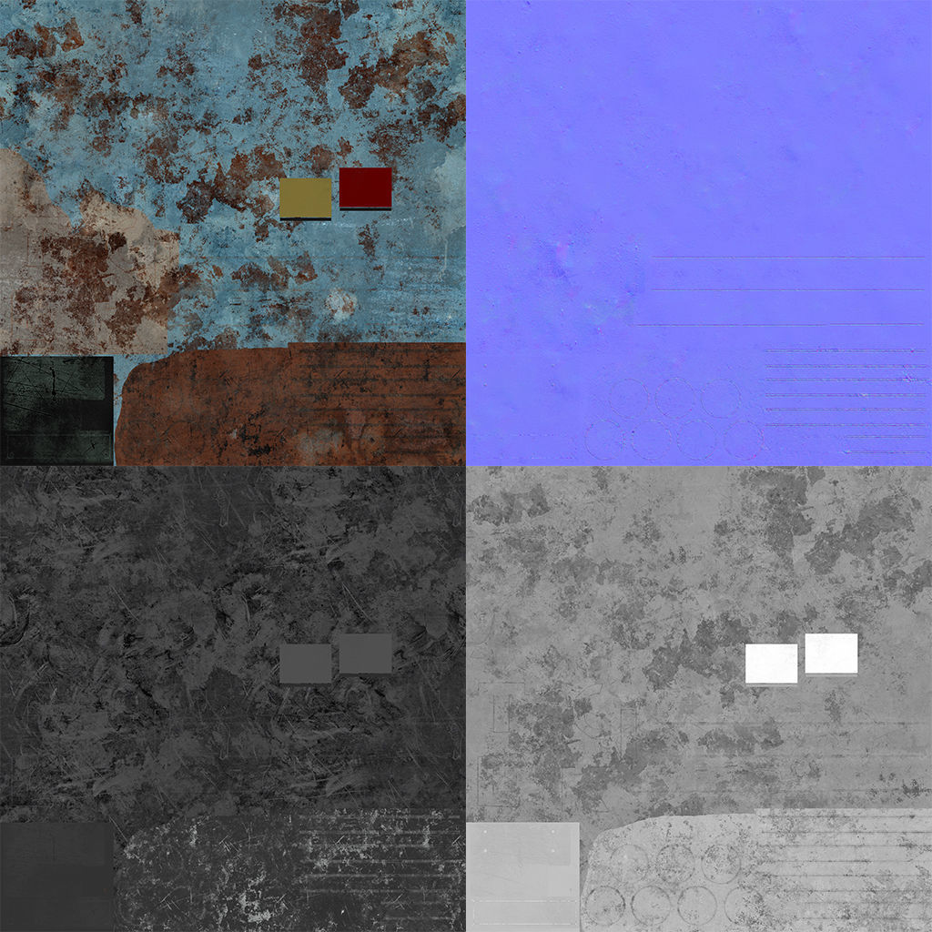 Vintage Sign 3D model_6