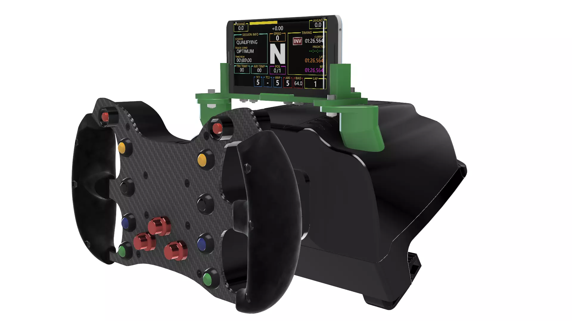 Logitech G Series Angle 25 Universal Hud Phone Holder 3D print model_1