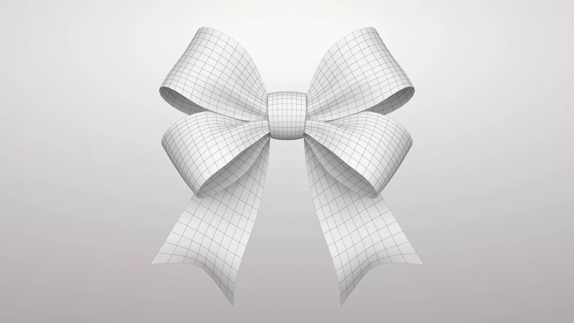 Bow 23v Low-poly 3D model_7