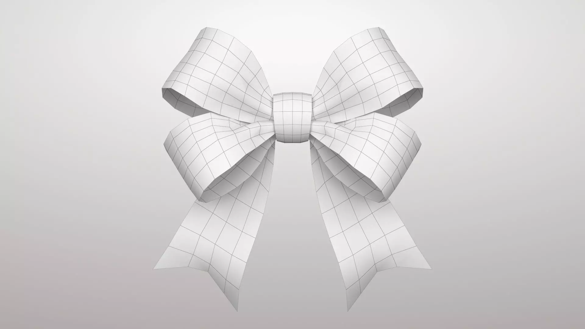 Bow 23v Low-poly 3D model_6