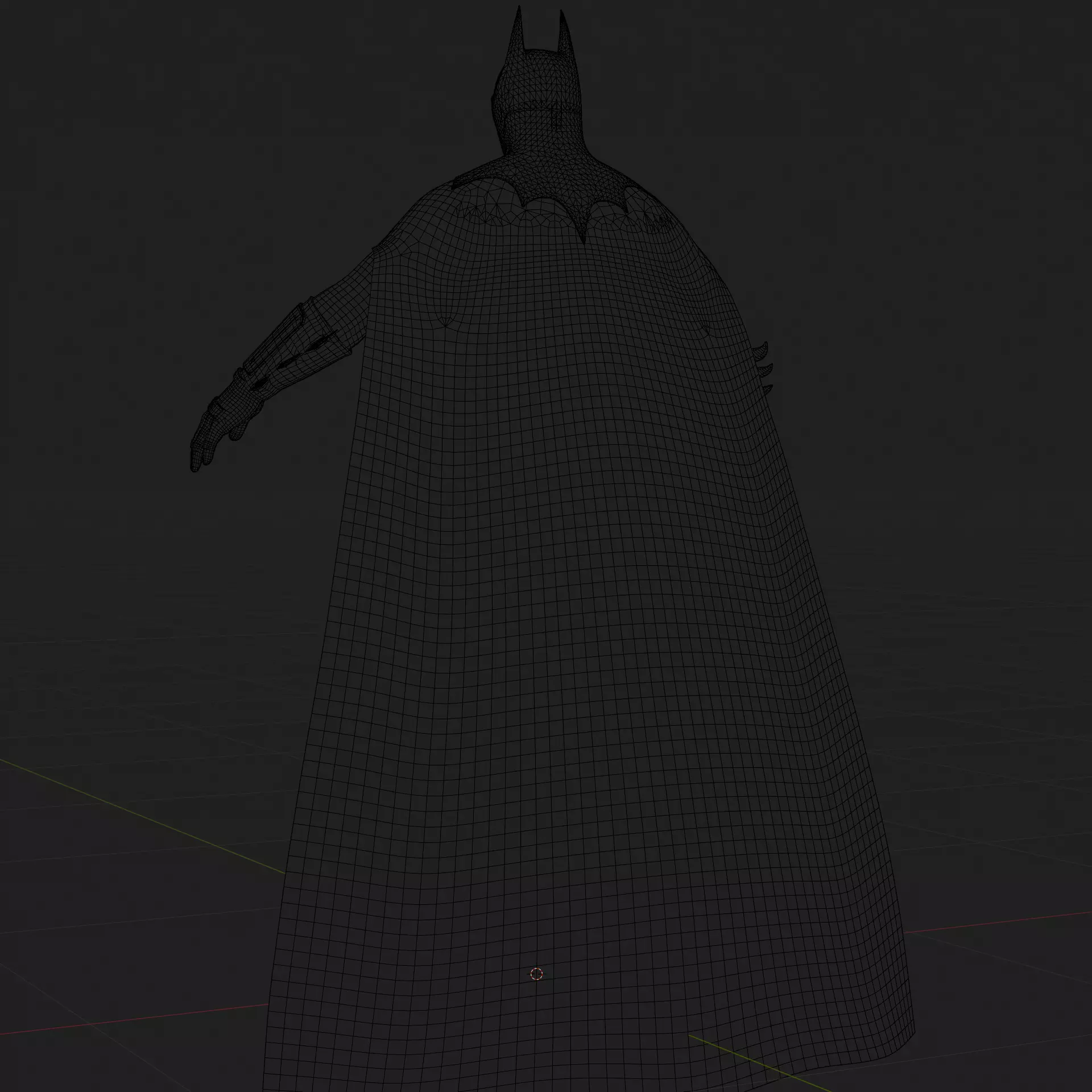 Batman 1989 3D Model Rigged PBR Blender FBX OBJ Low-poly 3D model_13