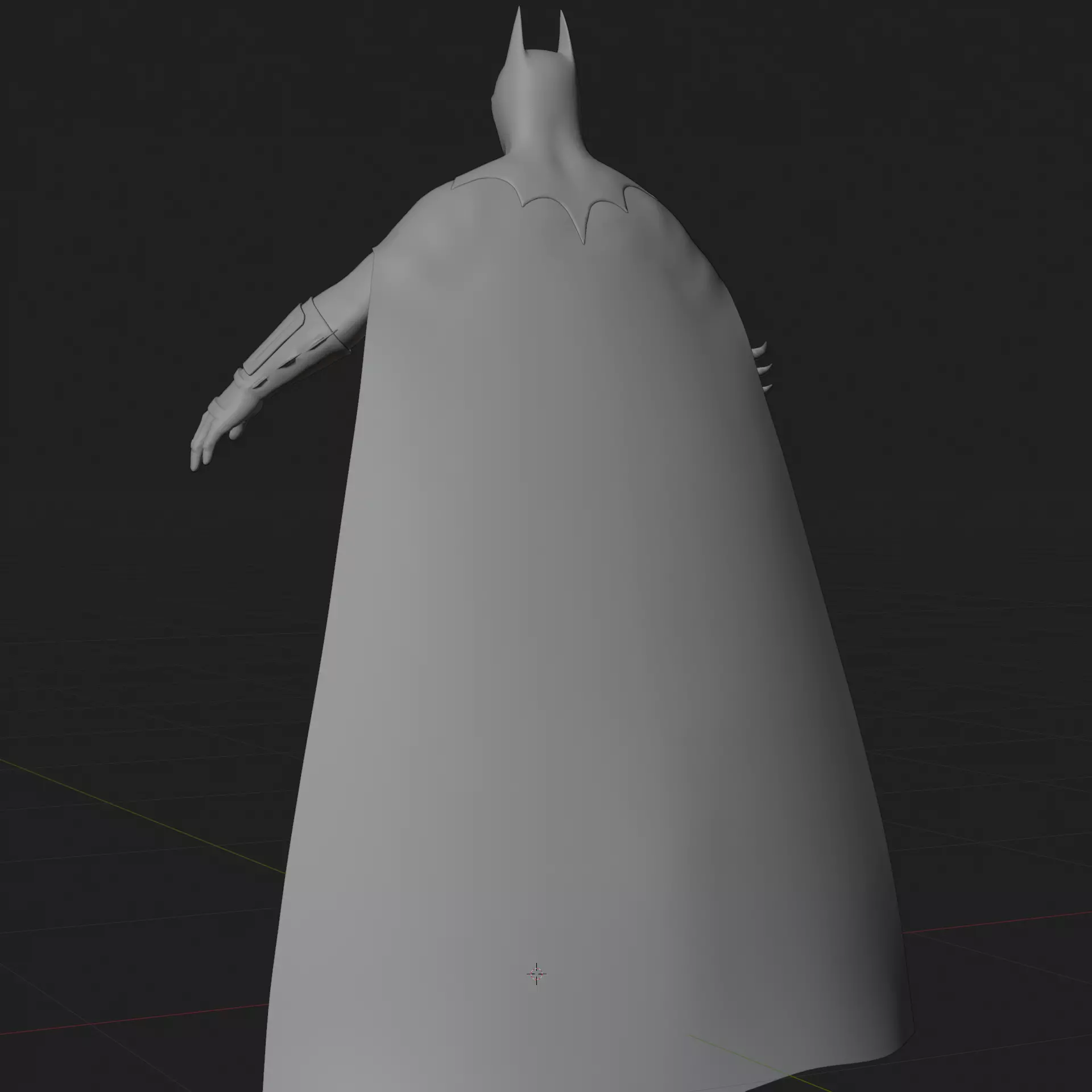 Batman 1989 3D Model Rigged PBR Blender FBX OBJ Low-poly 3D model_7
